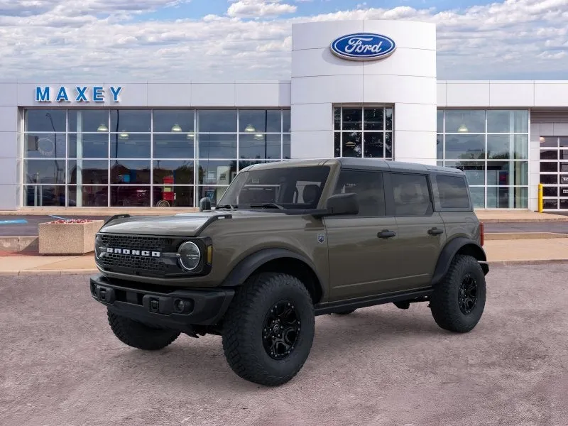 2026 Ford Bronco Big Bend® in Marsh Gray — front three-quarter view
