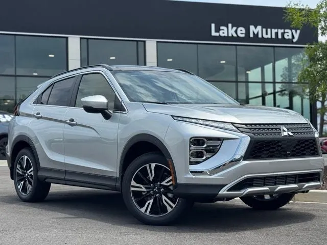 2025 Mitsubishi Eclipse Cross Black Edition in Alloy Silver Metallic — front three-quarter view