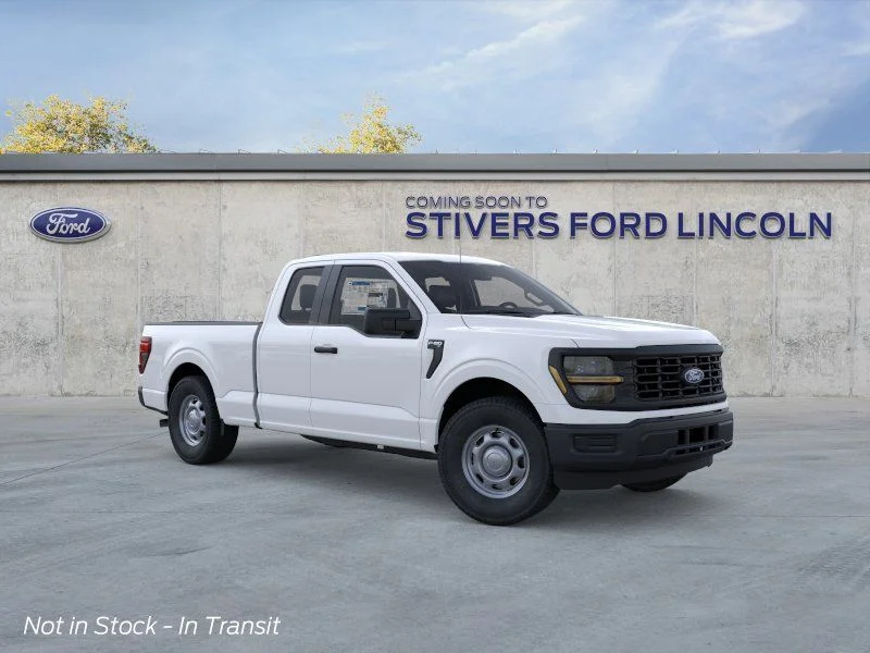 2026 Ford F-150 XL in Oxford White — front three-quarter view