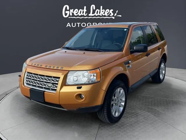 2008 Land Rover LR2 SE in Burnt Orange — front three-quarter view