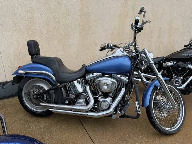 2002 Harley-Davidson® FXSTD - Softail® Deuce — front three-quarter view