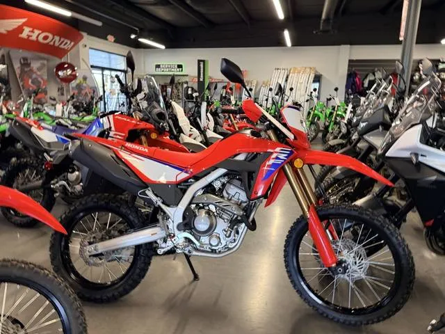 2025 Honda® CRF300L ABS — front three-quarter view