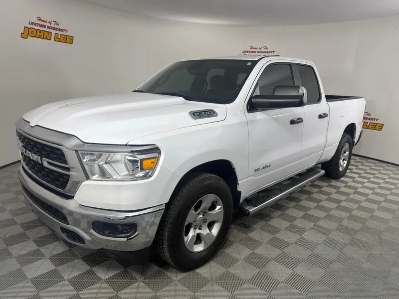 2024 RAM 1500 Big Horn in Bright White Clearcoat — front three-quarter view