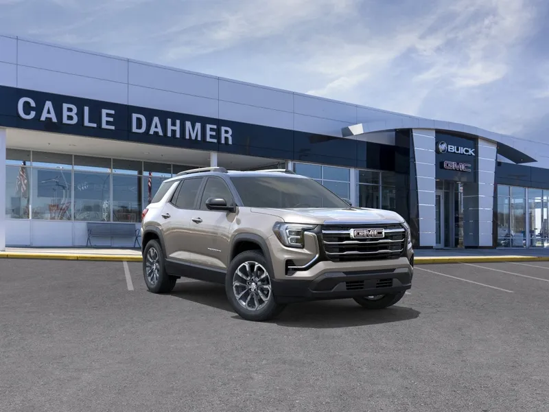 2027 GMC Terrain AWD Elevation in Riverstone Metallic — front three-quarter view