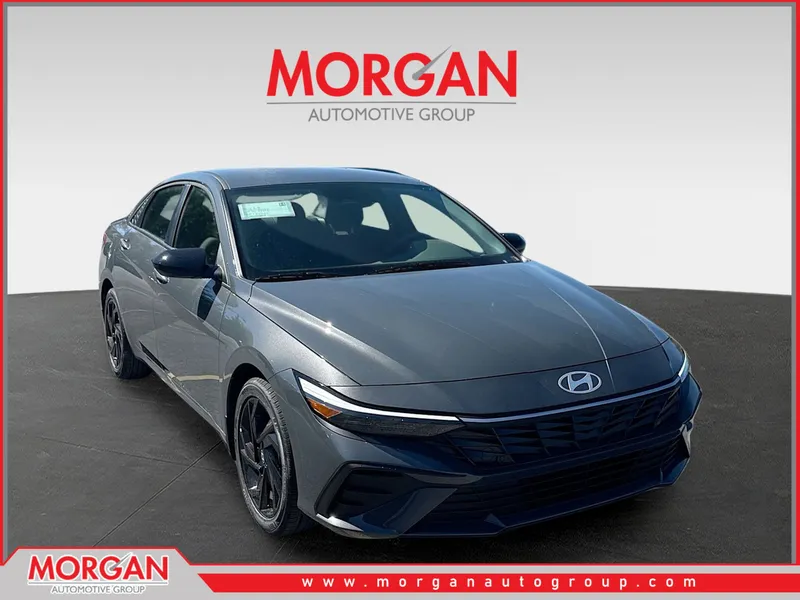 2026 Hyundai ELANTRA SEL Sport in Ecotronic Gray — front three-quarter view