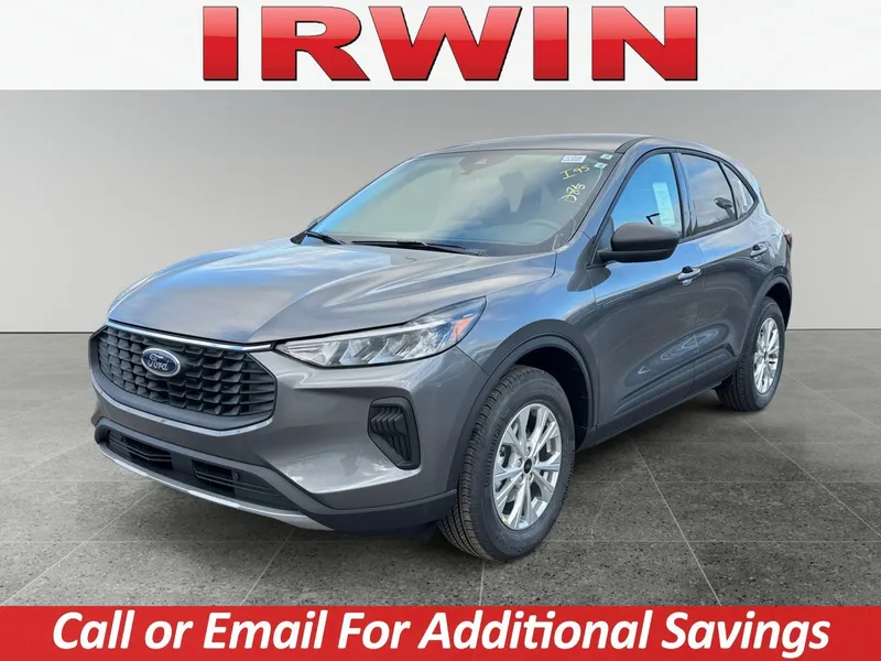 2026 Ford Escape Active in Gray — front three-quarter view