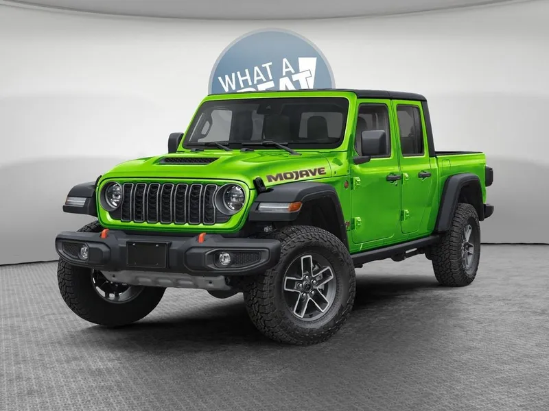 2026 Jeep Gladiator GLADIATOR MOJAVE X 4X4 in Mojito Exterior Paint — front three-quarter view