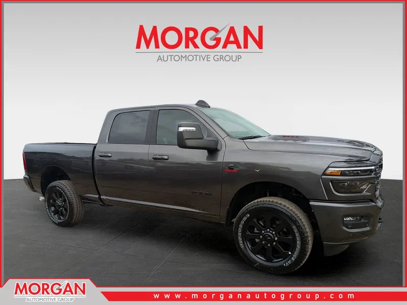 2026 Ram 2500 Laramie in Gray — front three-quarter view
