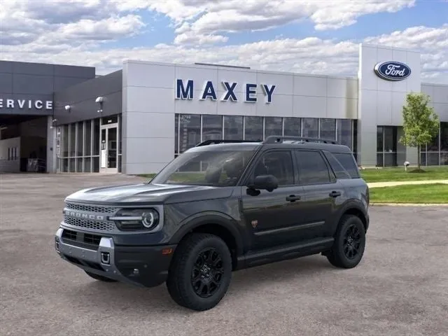 2026 Ford Bronco Sport Badlands® in Shadow Black — front three-quarter view