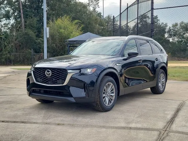 2026 Mazda CX-90 3.3 Turbo Select in Black — front three-quarter view