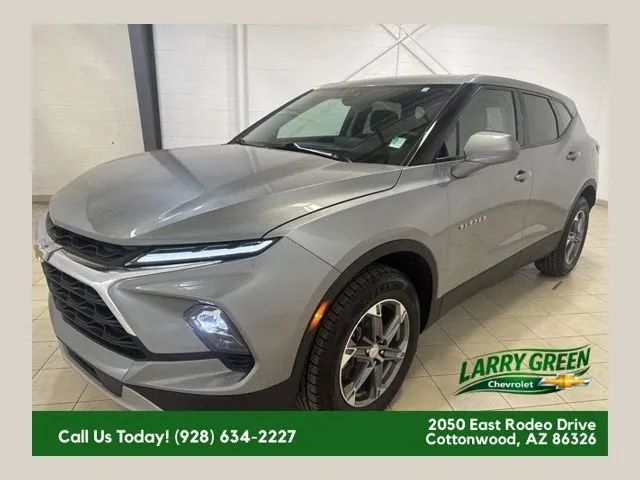 2023 Chevrolet Blazer 2LT in Sterling Gray Metallic — front three-quarter view