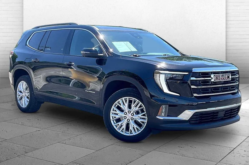 2024 GMC Acadia AWD Elevation in Ebony Twilight Metallic — front three-quarter view
