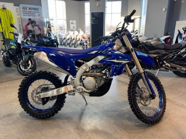 2026 Yamaha WR450F — front three-quarter view