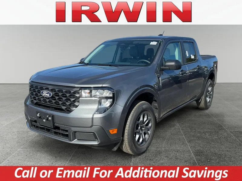 2025 Ford Maverick XLT in Gray — front three-quarter view