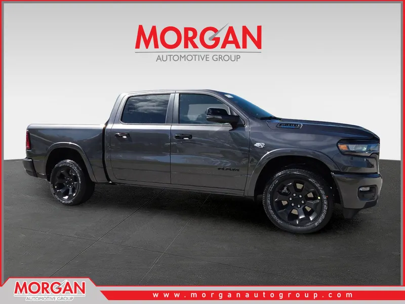 2026 Ram 1500 Big Horn/Lone Star in Gray — front three-quarter view