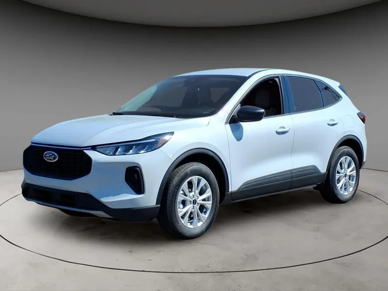 2026 Ford Escape Active in Silver Metallic — front three-quarter view