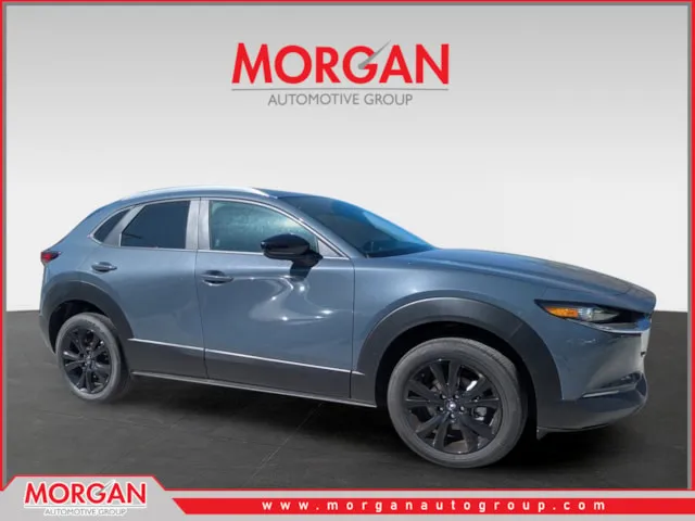 2026 Mazda CX-30 2.5 S Carbon Edition in Polymetal Gray Metallic — front three-quarter view