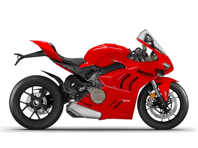 2024 Ducati Panigale V4 Red — front three-quarter view