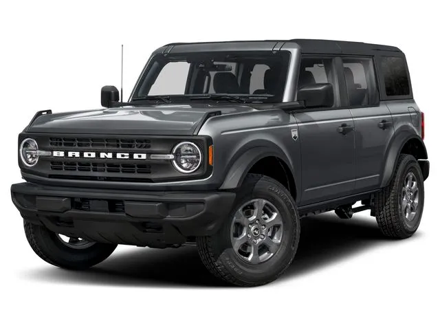 2026 Ford Bronco Big Bend in Avalanche — front three-quarter view
