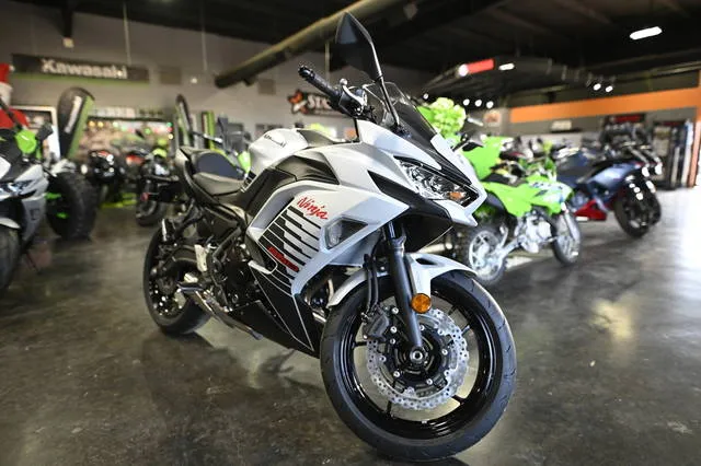 2026 Kawasaki Ninja® 650 — front three-quarter view