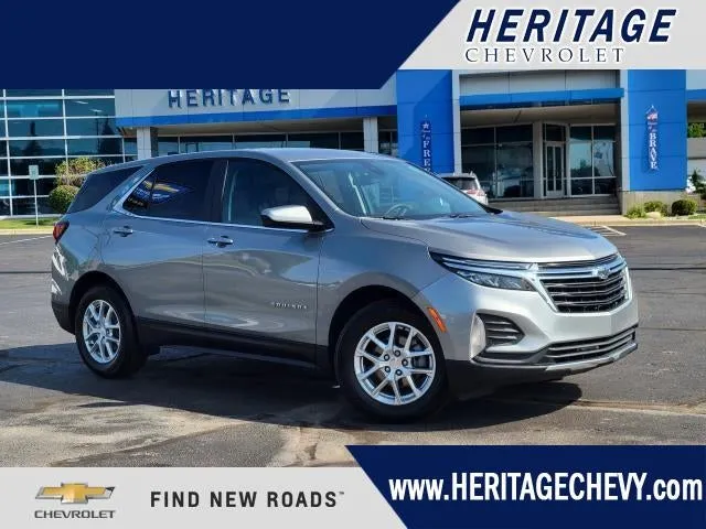 2024 Chevrolet Equinox LT in Sterling Gray Metallic — front three-quarter view