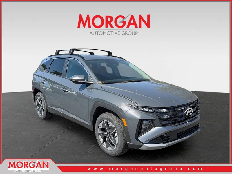 2026 Hyundai TUCSON SEL in Ecotronic Gray — front three-quarter view