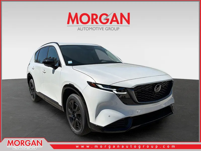 2026 Mazda CX-5 2.5 S Premium Plus in White — front three-quarter view
