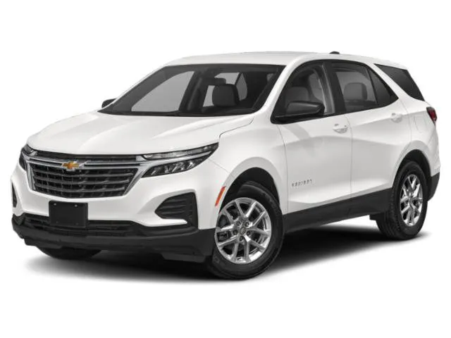 2024 Chevrolet Equinox LT in Mosaic Black Metallic — front three-quarter view