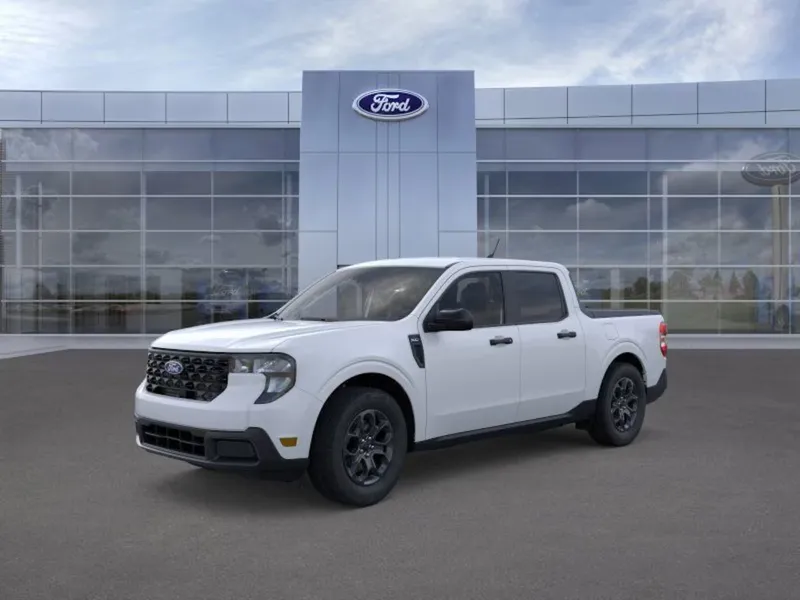 2026 Ford Maverick in A3 Silver — front three-quarter view