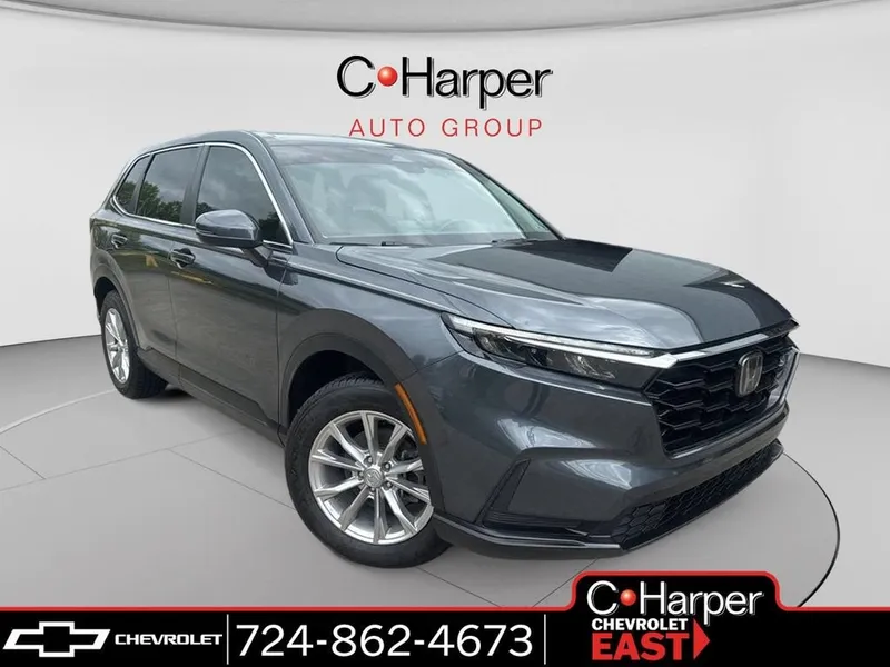 2023 Honda CR-V EX AWD in Gray — front three-quarter view