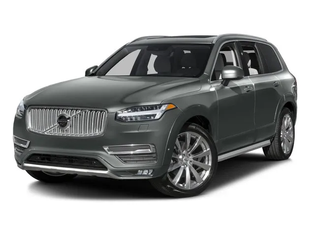 2016 Volvo XC90 T6 Momentum in Luminous Sand Metallic — front three-quarter view