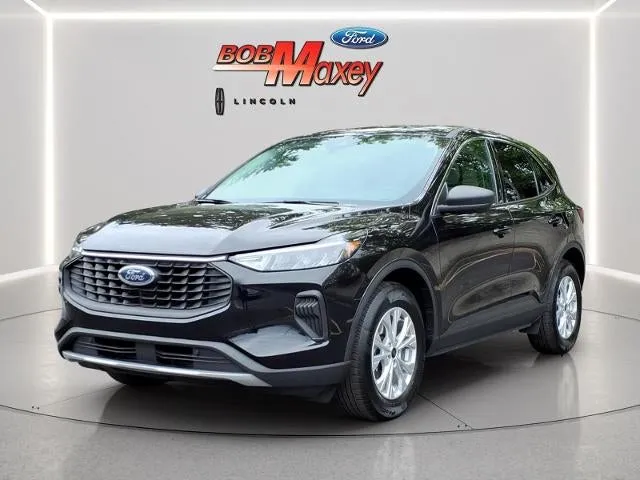 2023 Ford Escape Active in Black Metallic — front three-quarter view