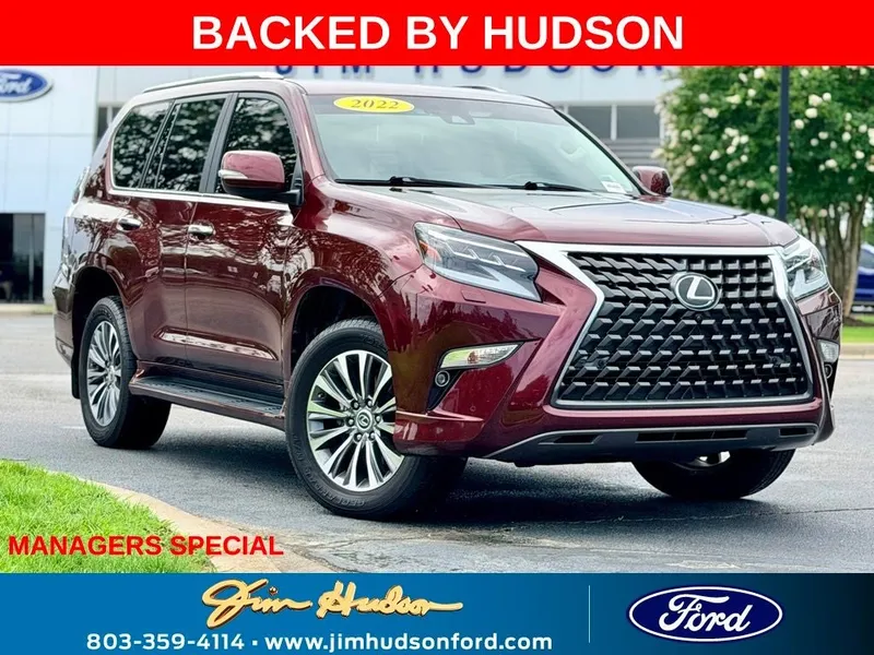 2022 Lexus GX 460 Luxury NAVI SUNROOF 3RD ROW SEATING in Mica — front three-quarter view