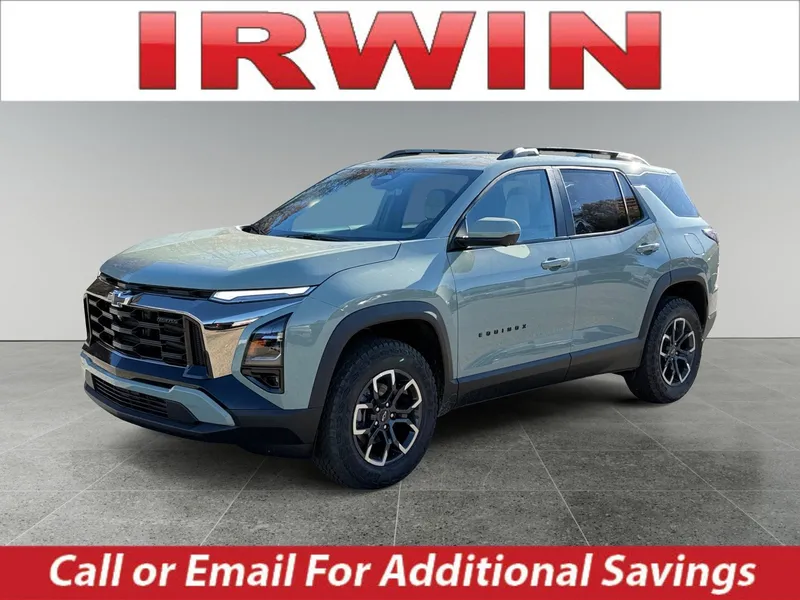 2026 Chevrolet Equinox ACTIV in Cacti Green — front three-quarter view