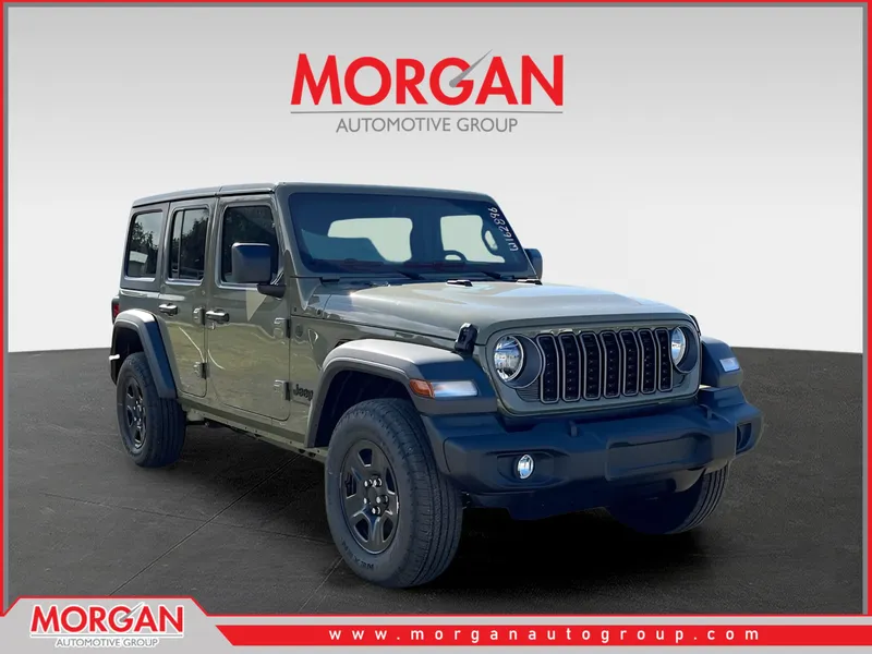 2026 Jeep Wrangler Sport — front three-quarter view