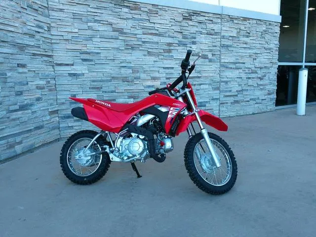 2026 Honda® CRF110F — front three-quarter view