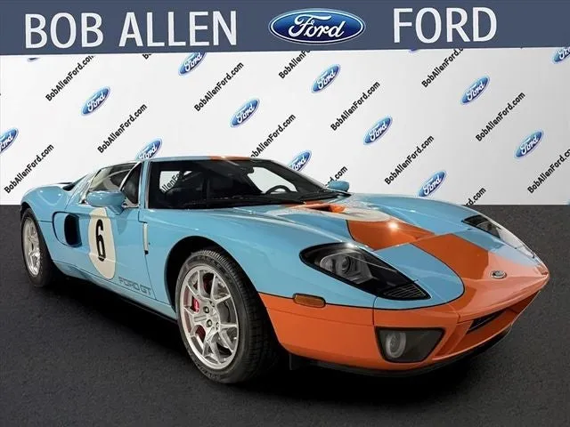 2006 Ford GT Base in Heritage Blue Clearcoat — front three-quarter view