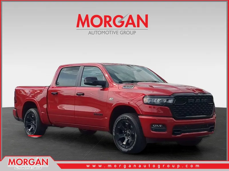 2026 Ram 1500 Big Horn/Lone Star in Red — front three-quarter view