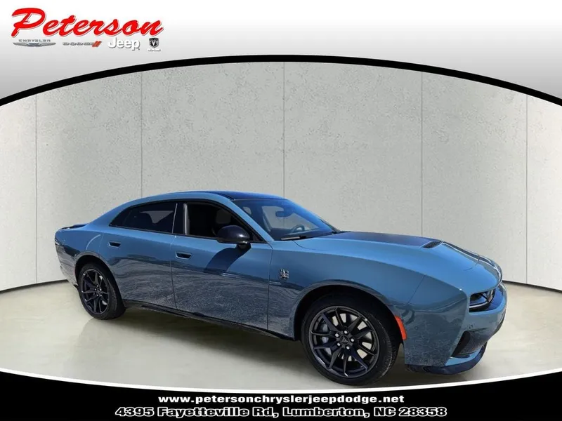 2026 Dodge Charger CHARGER SCAT PACK 4-DOOR AWD in Sub-Zero Exterior Paint — front three-quarter view