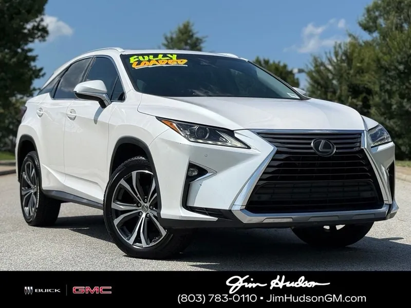 2017 Lexus RX 350 in White Pearl — front three-quarter view