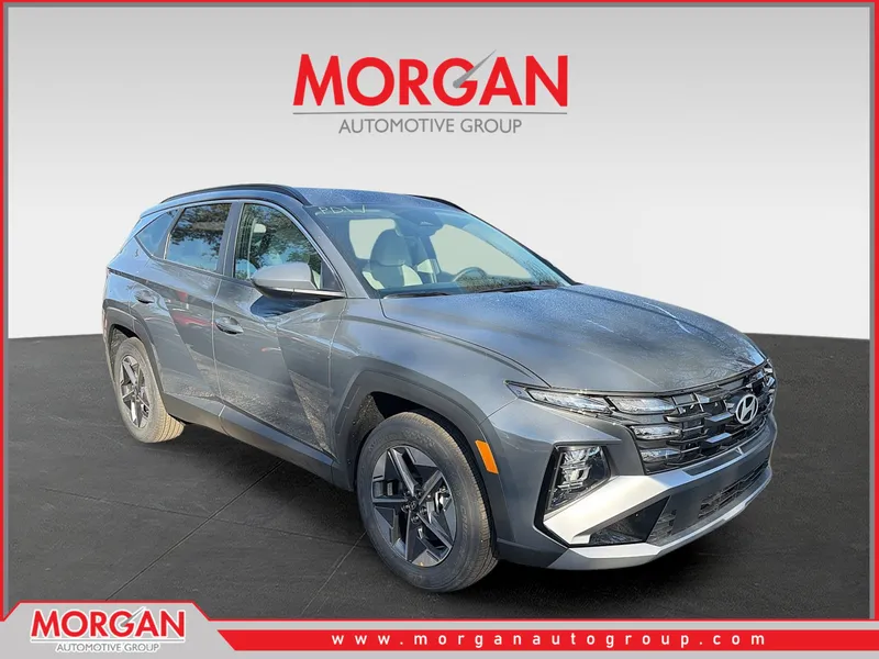 2026 Hyundai TUCSON SEL in Ecotronic Gray — front three-quarter view
