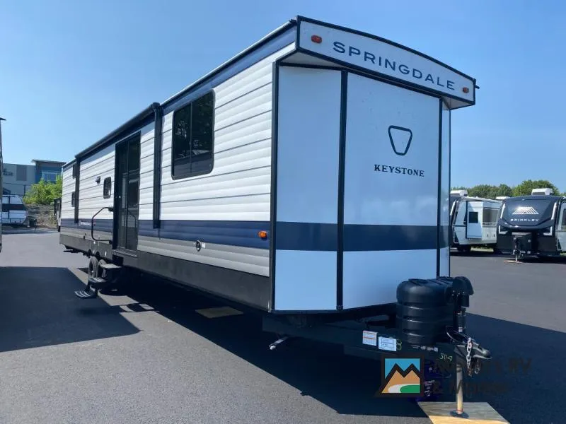 2026 Keystone RV Springdale Villa 381BH — front three-quarter view