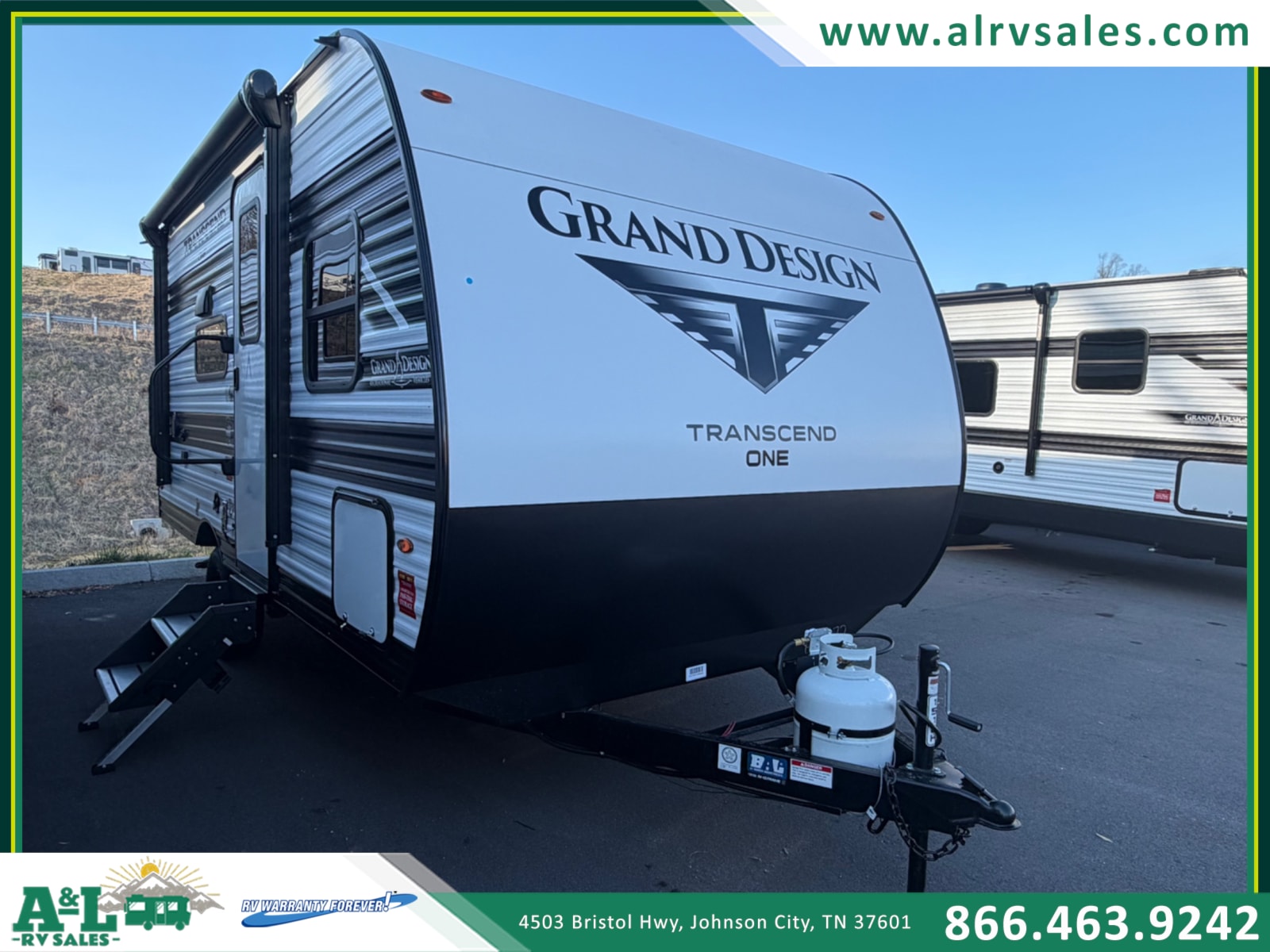 2026 Grand Design Transcend One 151BH — front three-quarter view