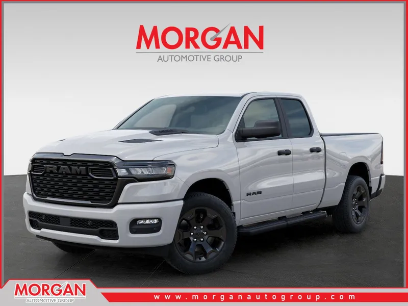 2026 Ram 1500 Express in White — front three-quarter view