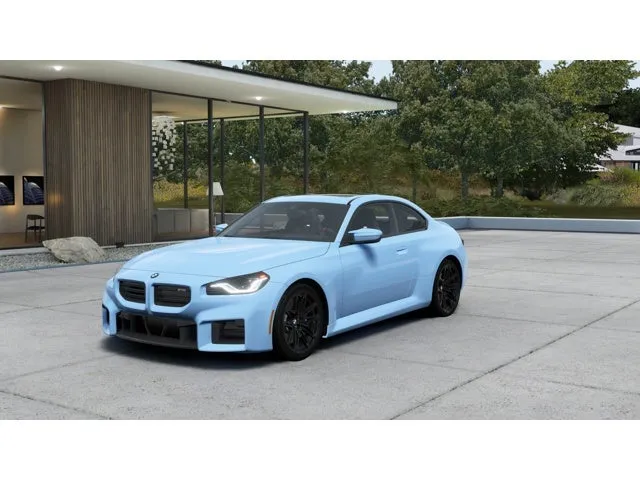 2026 BMW M2 Base in Zandvoort Blue — front three-quarter view
