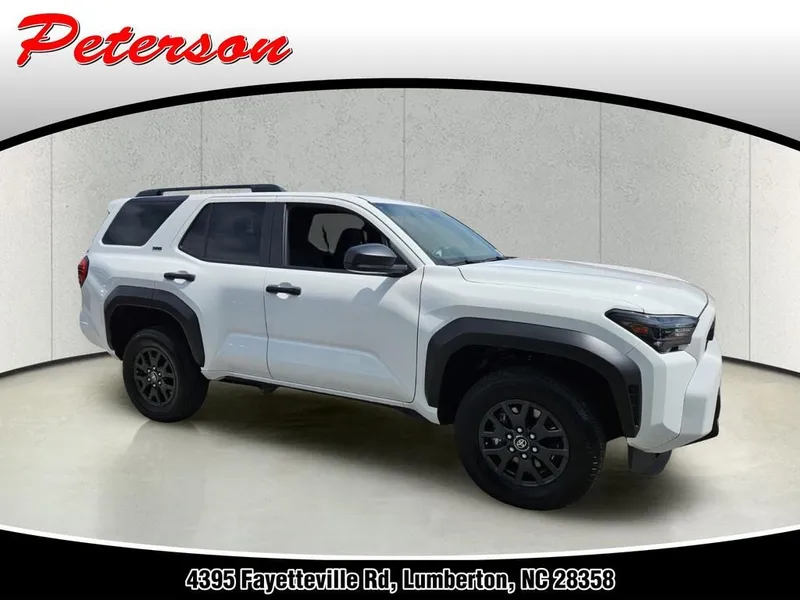2025 Toyota 4Runner SR5 in Ice — front three-quarter view