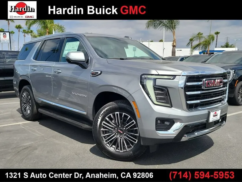 2026 GMC Yukon Elevation in Sterling Metallic — front three-quarter view