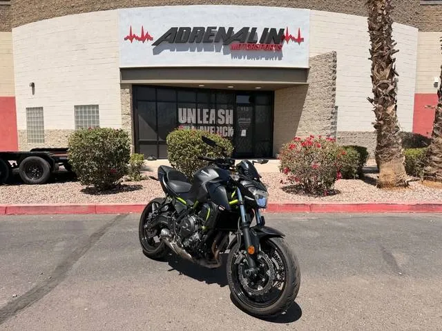 2019 Kawasaki Z650 — front three-quarter view