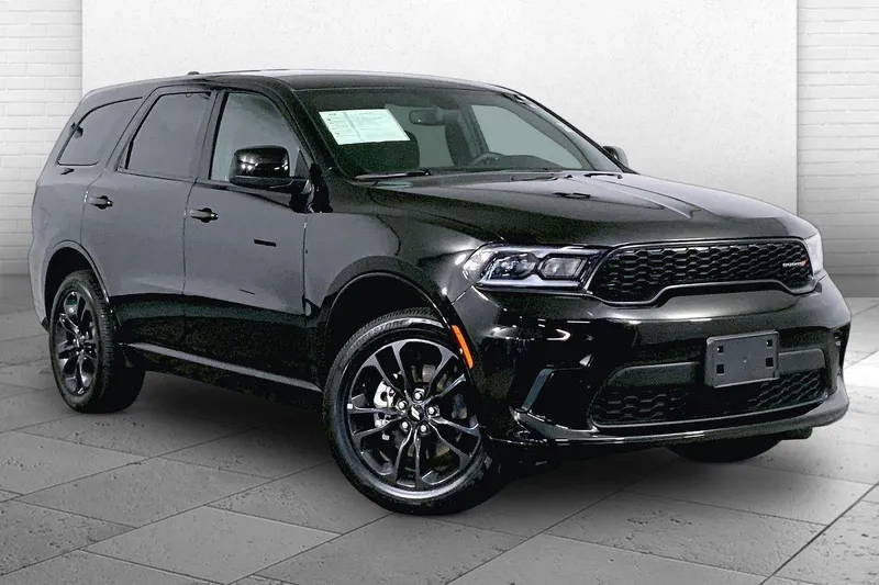 2026 Dodge Durango GT in Db Black Clearcoa — front three-quarter view