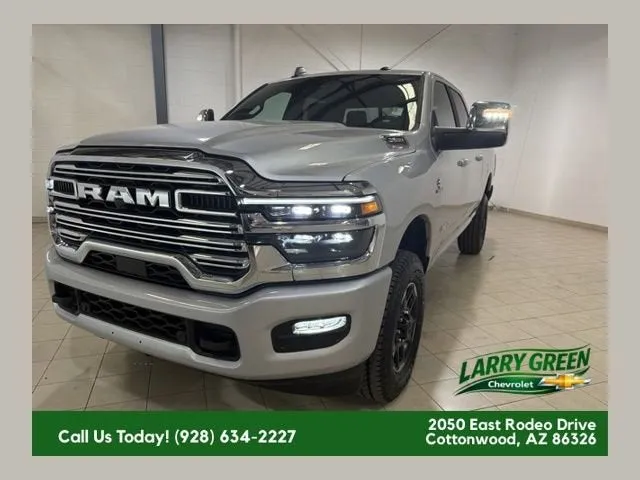 2026 RAM 2500 Laramie in Silver — front three-quarter view